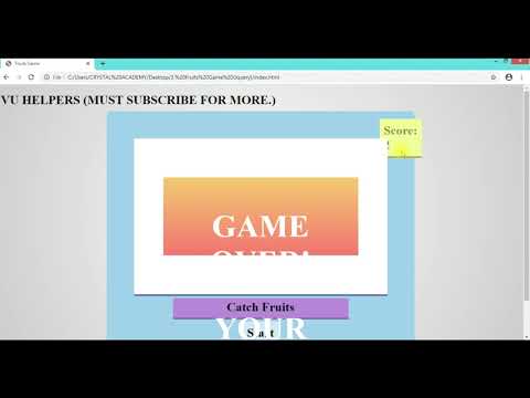 Fruits  Slice Game with source code.CS619