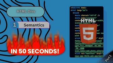 Semantic Elements Explained in 50 SECONDS! (HTML5 Crash Course)