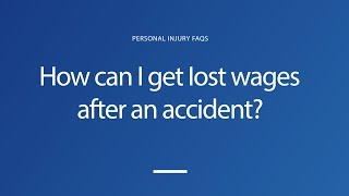 How Can I Get Lost Wages After An Accident?