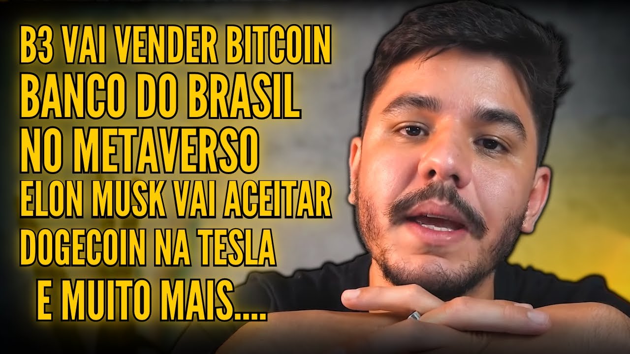 B3 (B3SA3) VAI VENDER BITCOIN, BANCO DO BRASIL (BBAS3) NO METAVERSO, ELON  MUSK ATACA DE NOVO E MAIS…