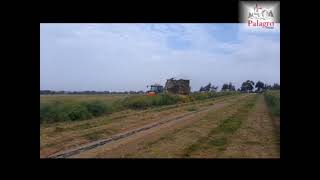 Tractor Same Explorer 115 GS con Chapoteadora y Carreta