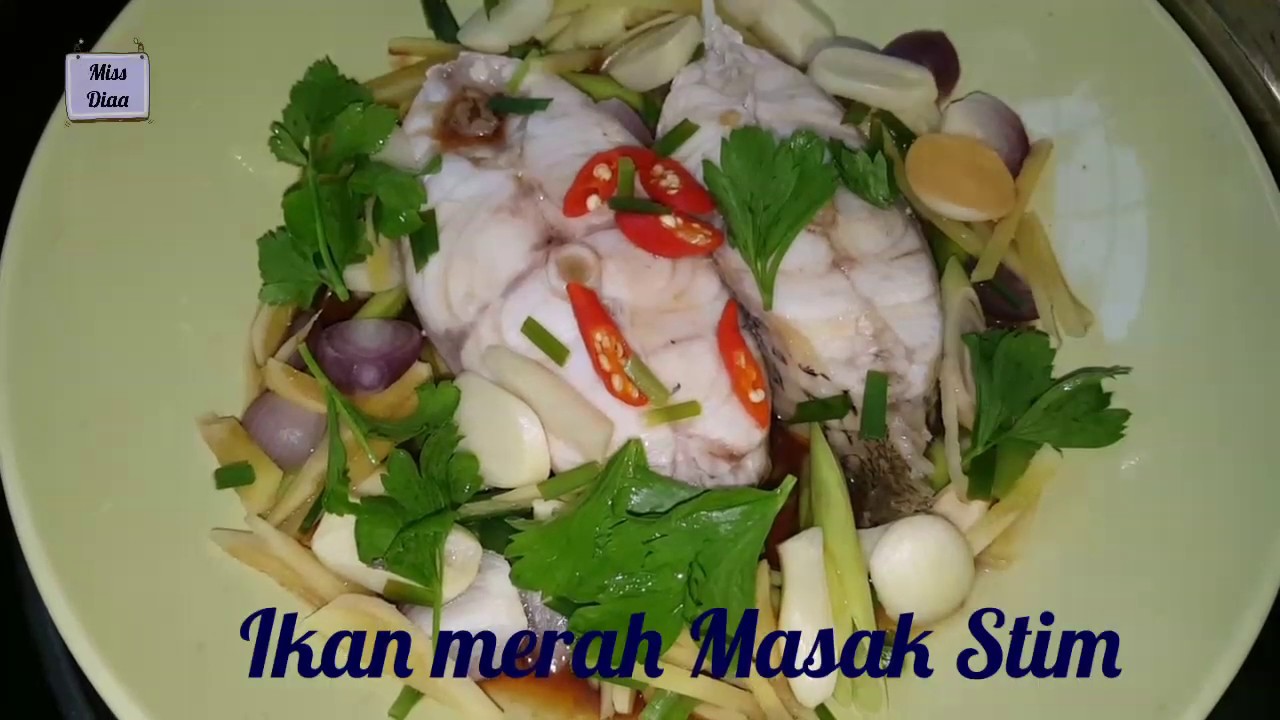 ikan merah masak stim