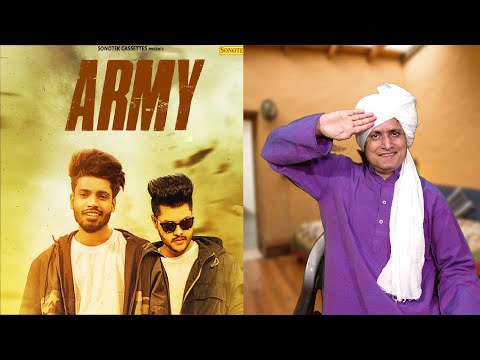 SUMIT GOSWAMI - ARMY SONG REACTION Captain Tau Reaction