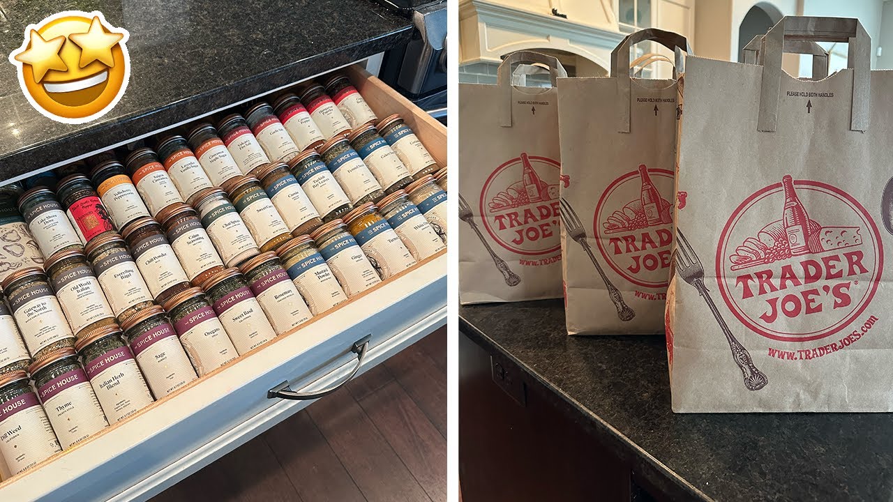 Vlog | Trader Joes, Urban Outfitters Haul & Spice Organizing