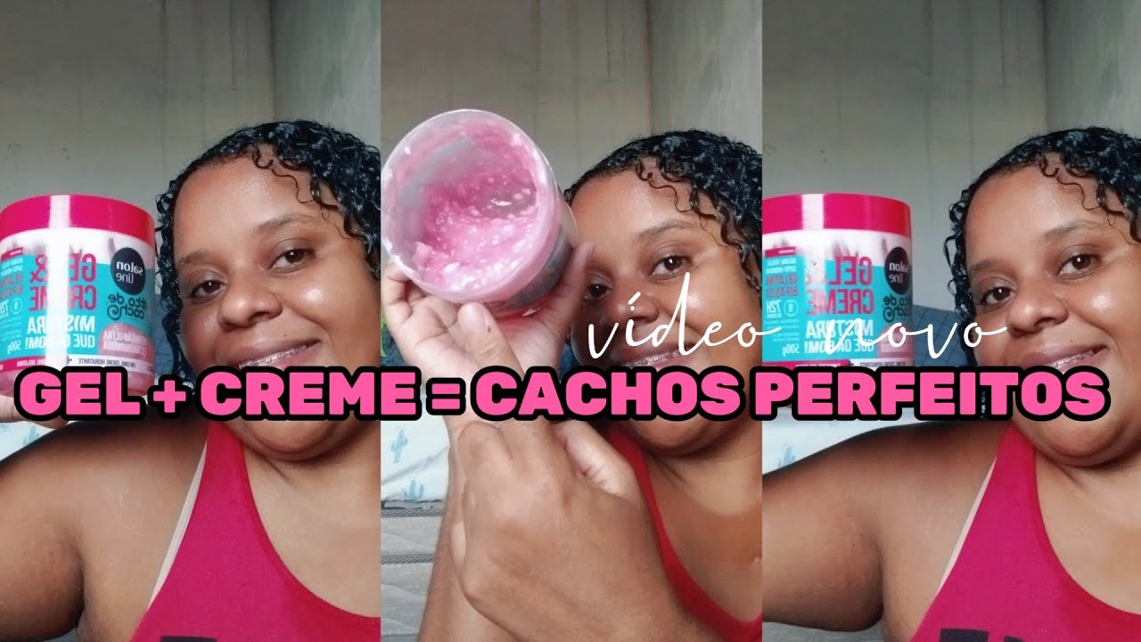 Testei GEL + CREME pela primeira vez… e olha no que deu 😱