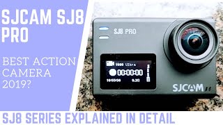 SJCAM SJ8 PRO REVIEW AND UNBOXING , SETTINGS EXPLAINED | BEST BUDGET ACTION CAMERA IN INDIA 2020