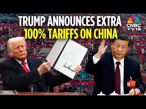 President Trump Announces Massive 130% Tariffs on China Starting November 1 | US China Trade | N18G - video from CNBC-TV18