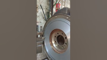 Lathe Machine Flywheel Cutting – Oddly Satisfying 🔥 #asmr #automobile #machinetools #machine