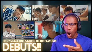 DEBUTS!! | TOZ, TIOT, EVNNE, 'POW, & 82MAJOR MV's REACTION | Every single one, instant playlist!!