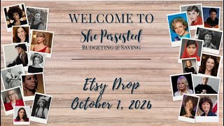 ETSY DROP!!! Coming October 1st! 