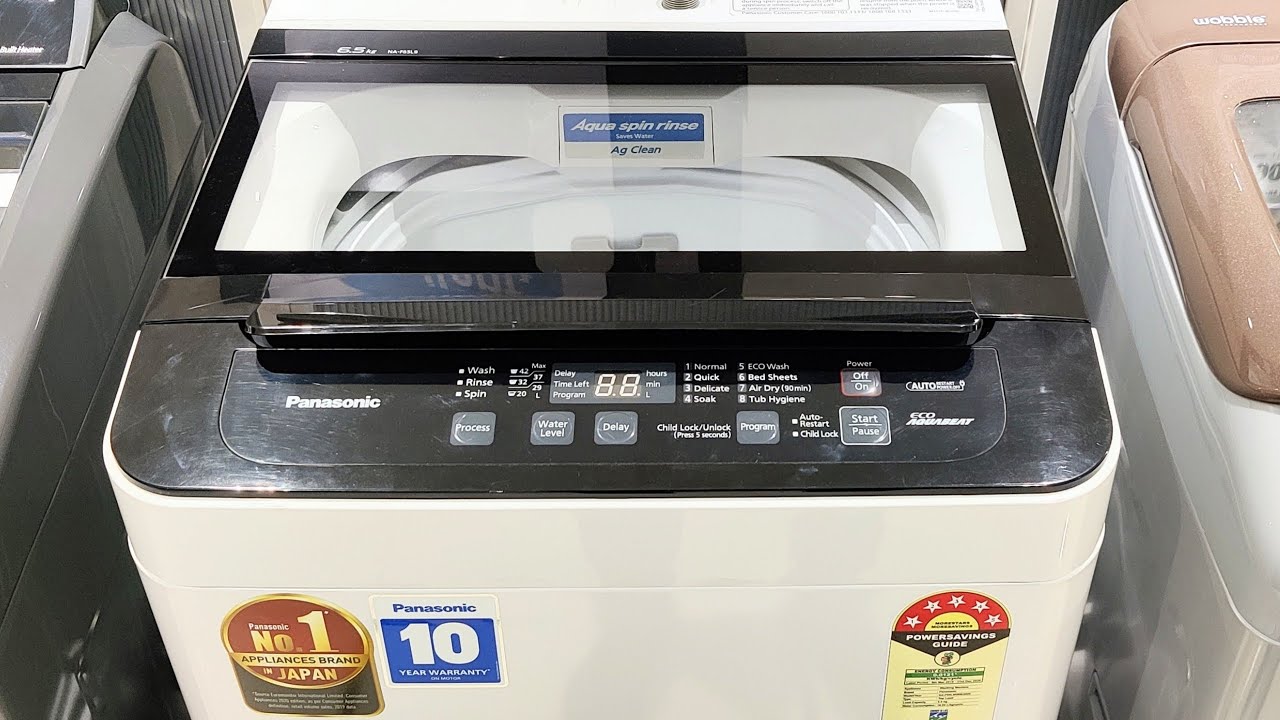 Panasonic 6.5 Kg Top Load Fully Automatic Washing Machine - YouTube