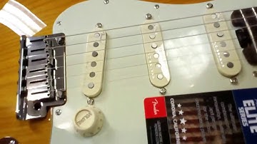 Fender Elite Strat Series to Parallel Switch Pop