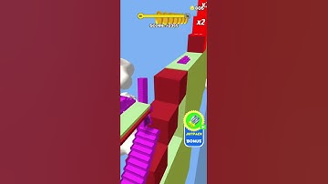 Stair Run - #35 Two tries - Gameplay - Android - #Shorts