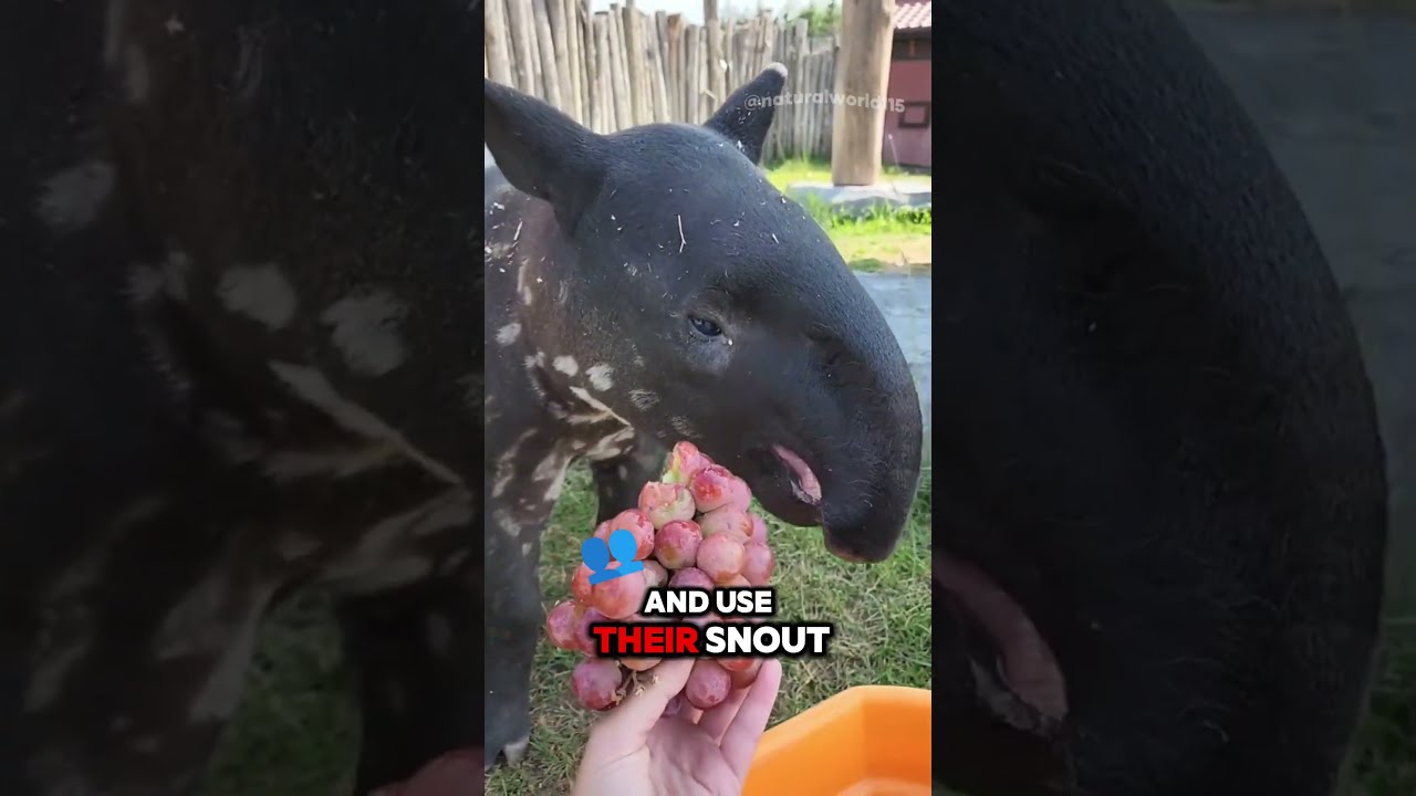 This Rare Animal Looks Like 5 Different Creatures Shorts Nature Tapir