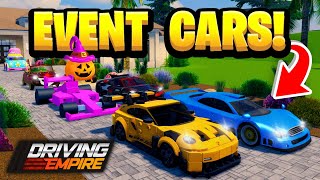 Making The BEST Event Car Garage In Driving Empire!