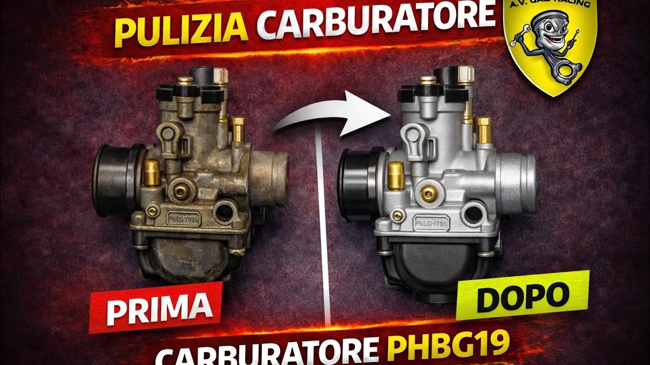 Pulizia e revisione carburatore PHBG 19 Dell'Orto