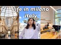 Italy Milano Vlog: visiting cafes in Milano, back to work, meeting with friends, milano's chinatown