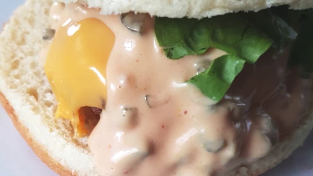 Chef SK's Burger With Burger Sauce