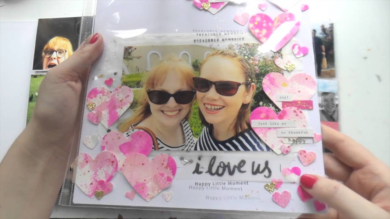 #ScrapStream No.2 Layout Recap ~ Scraptastic All Of You December 2015 scrapbooking tarjetas