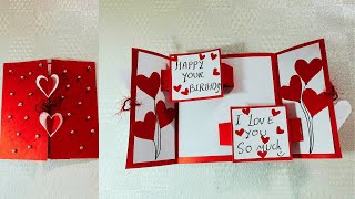 How To Make A Beautiful Happy Birthday Card | Happy Birthday Card | Beautiful Birthday Card Idea