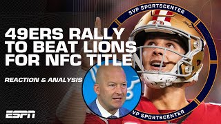 REACTION to Lions vs. 49ers 🚨 'Purdy finds ways in critical moments!' - Tim Hasselbeck | SC with SVP