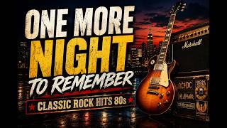 One More Night To Remember | Nostalgic 80s Rock For Eternal Lovers