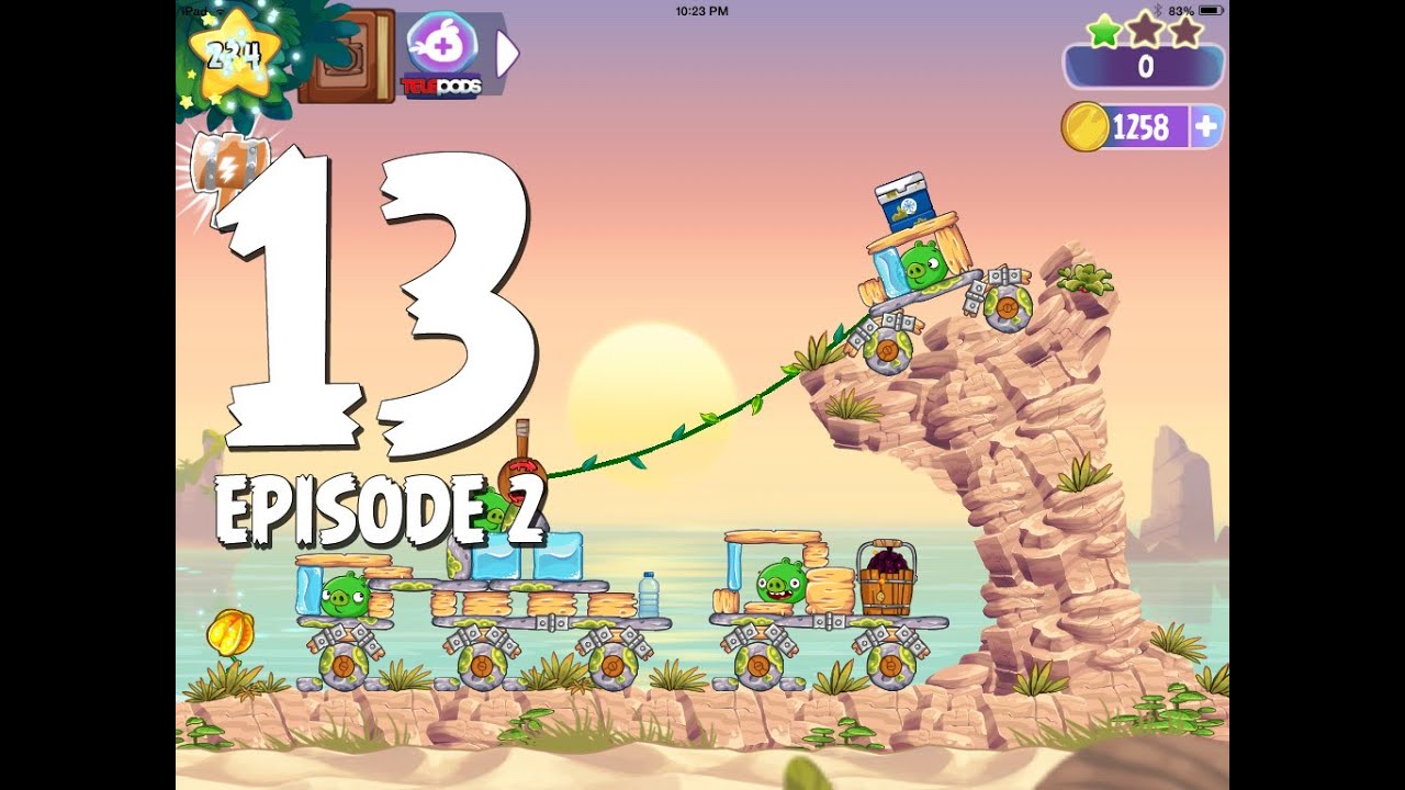 angry birds slingshot stella episode 1 boss