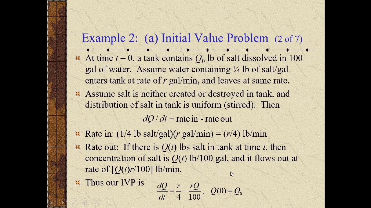 Modelling First Order 2.3 Modelling with First Order Equation - YouTube