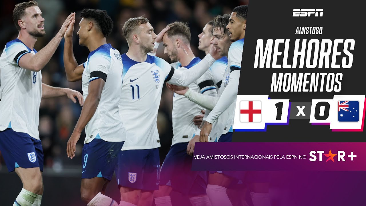 Com gol solitário de Watkins, Inglaterra bate a Austrália em amistoso em Wembley | Melhores Momentos