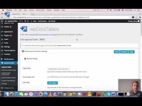 How to create editable tables in WordPress where users edit only own rows - wpDataTables