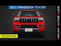 2021 mahindra tuv300 rendering  indianautosblog