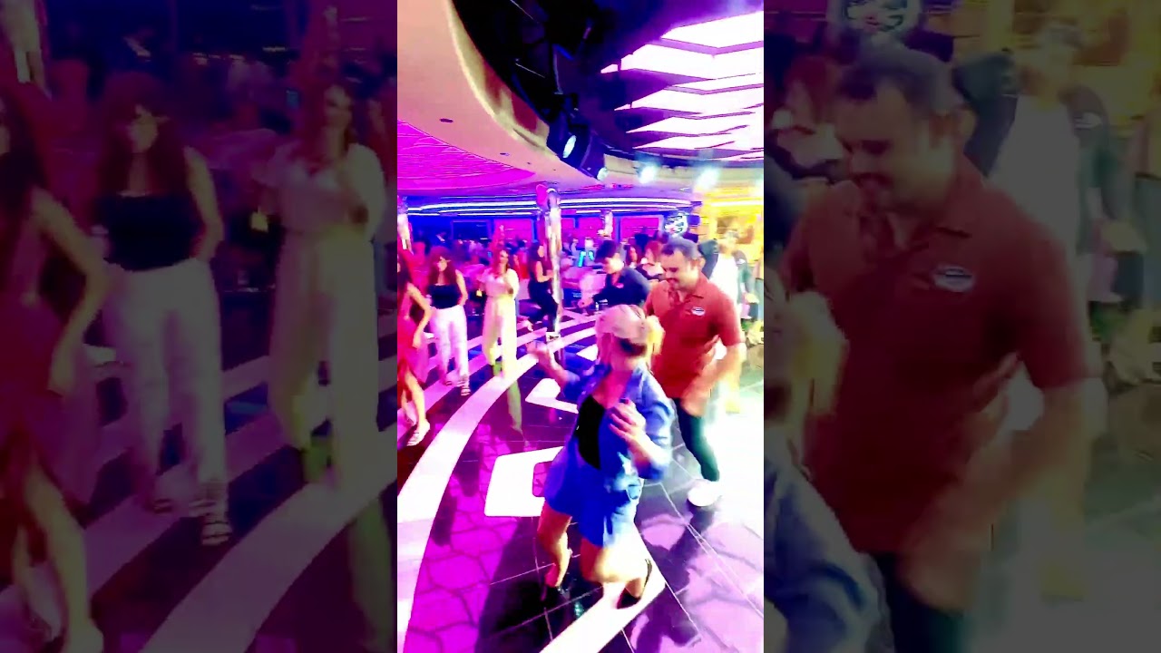 Enjoy our dancing memory guys onboard MSC Grandiosa cruising somewhere in Tangier Morocco that time