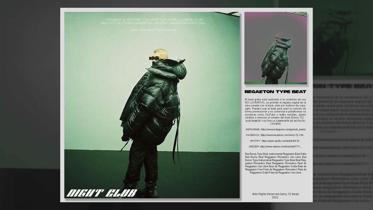 Bad Bunny x Rauw Alejandro x Tainy NIGHT CLUB Synthpop Reggaeton