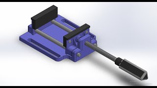 Design of Bench Vice in Solidworks