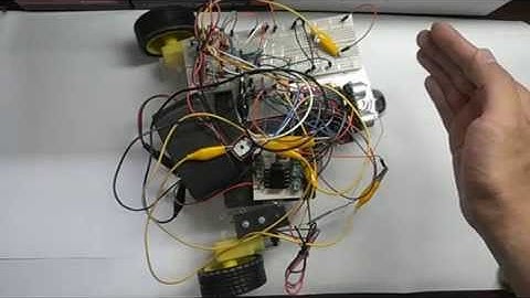 msp430 LaunchPad, Robot Car with HC-SR04 & IR control