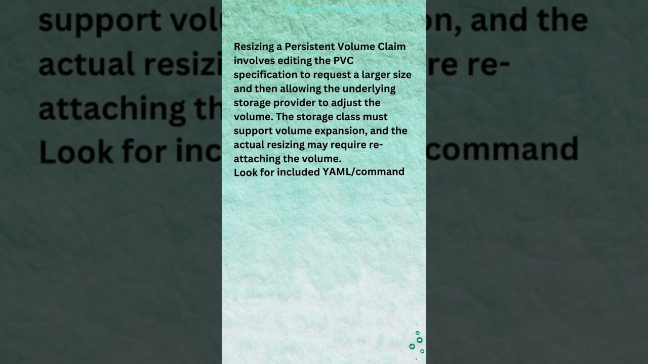 Storage: Persistent Volumes, Persistent Volume Claims, and StatefulSets. CF032