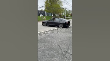 Cadillac CT4-V Blackwing sounds good leaving the show.