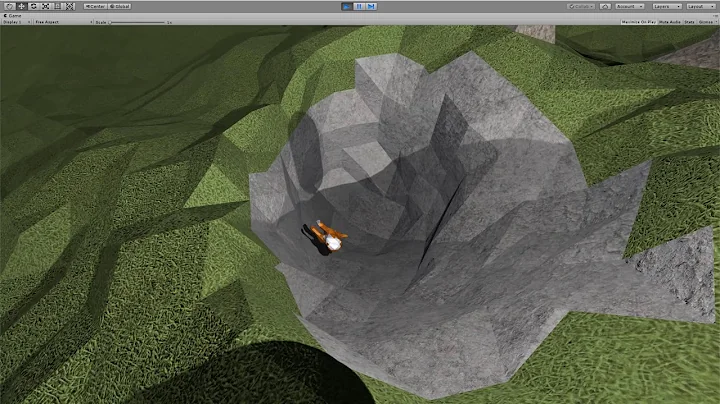 Voxel Fox in Unity game