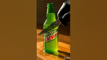 cutting of mountain dew || asmr video || #asmr #ai #ytshorts