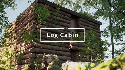 Log Cabin 3D Model #unrealengine5 #artwork #3dmodeling #logcabin #model