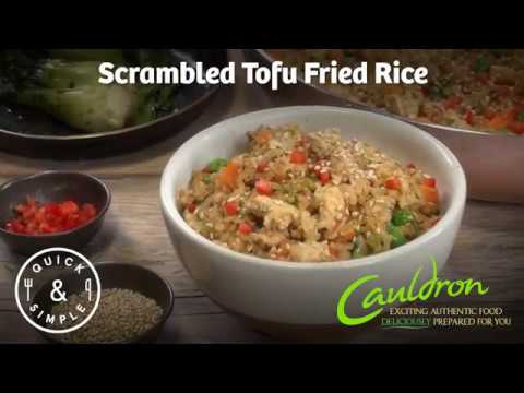 Vegan Recipe: Scrambled Tofu Fried Rice