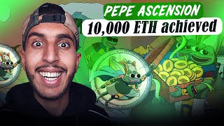Pepe Ascension Final Update Before Listing: get a massive rewards in ETH
