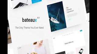 Bateaux - Creative Multi-Purpose WordPress Theme Full Download Working