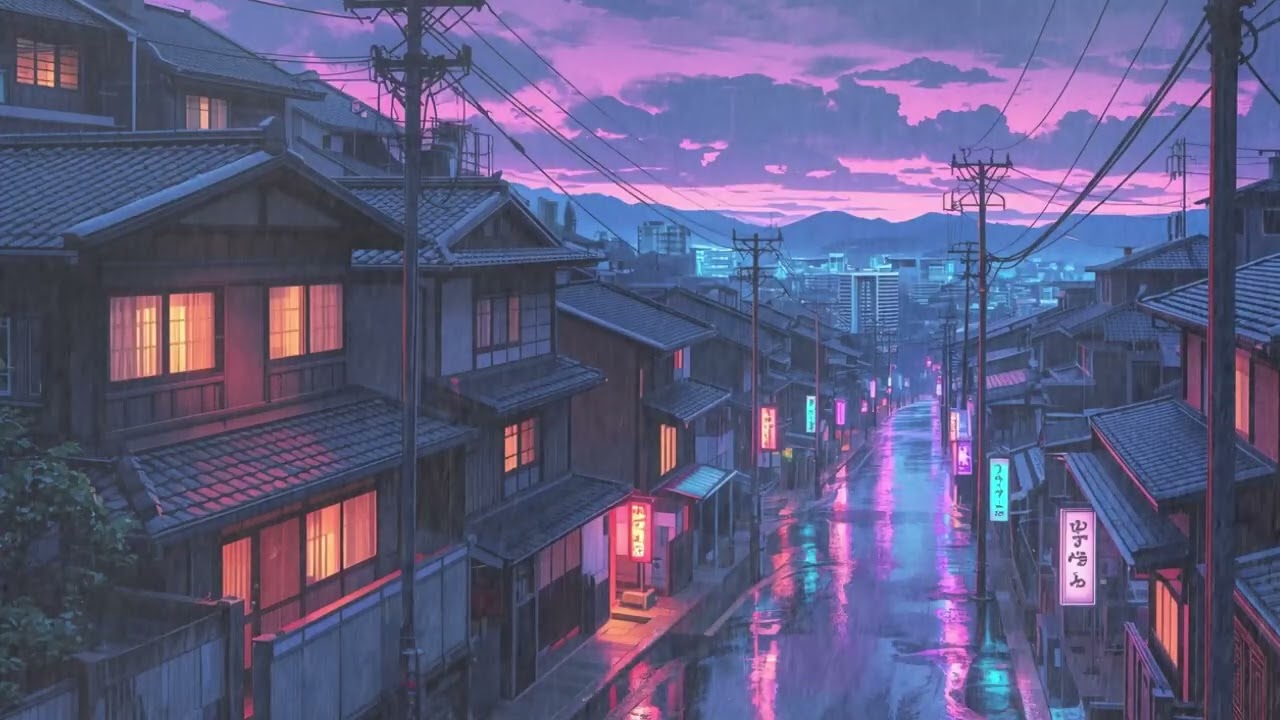 Rainy Vibes in Tokyo’s Past 🌧️ 90s Lofi Hip Hop for Studying & Relaxing