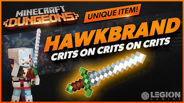 Minecraft Dungeons - HAWKBRAND | Unique Item Guide
