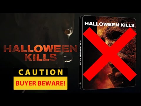 (Buyers Beware) Halloween Kills 4k Blu Ray Steelbook From Amazon Italy.