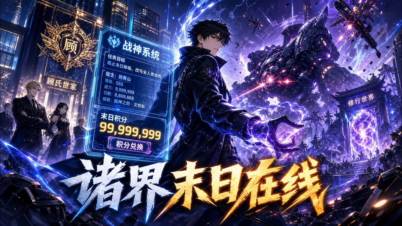 最新連載🔥重生十年前竟是「遊戲」？🎮我帶著戰神系統改寫全人類結局！持續更新‼️【諸界末日在線】EP1-30 #重生 #系統 #末日 #修仙 #機甲 #科幻