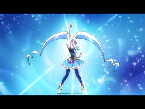 [1080p] Precure Kururin Mirror Change! (Cure Princess Transformation)