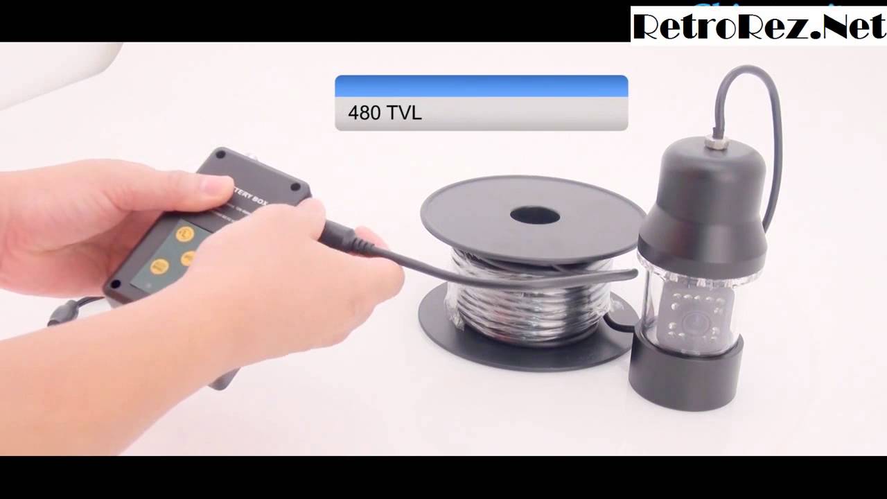 Underwater Fishing Camera with Metal Housing 360 Degrees, 1/3 Inch