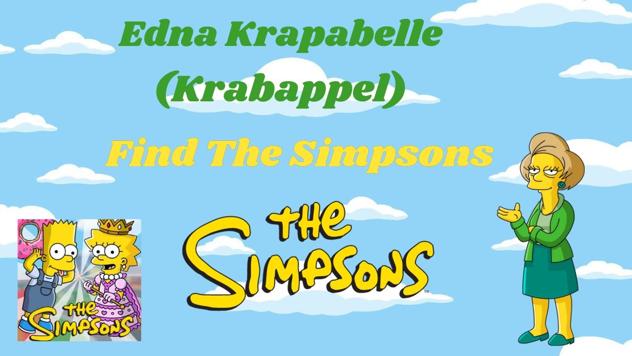 Find The Simpsons Edna Krapabelle (Krabappel)